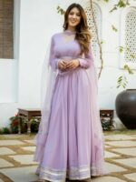 Lavanya The Label Lavender & White Ready to Wear Lehenga & Blouse With Dupatta