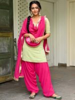 Lavanya The Label Ethnic Motifs Embroidered Kurta with Patiala & Dupatta