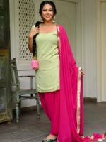 Lavanya The Label Ethnic Motifs Embroidered Kurta with Patiala & Dupatta - Image 5