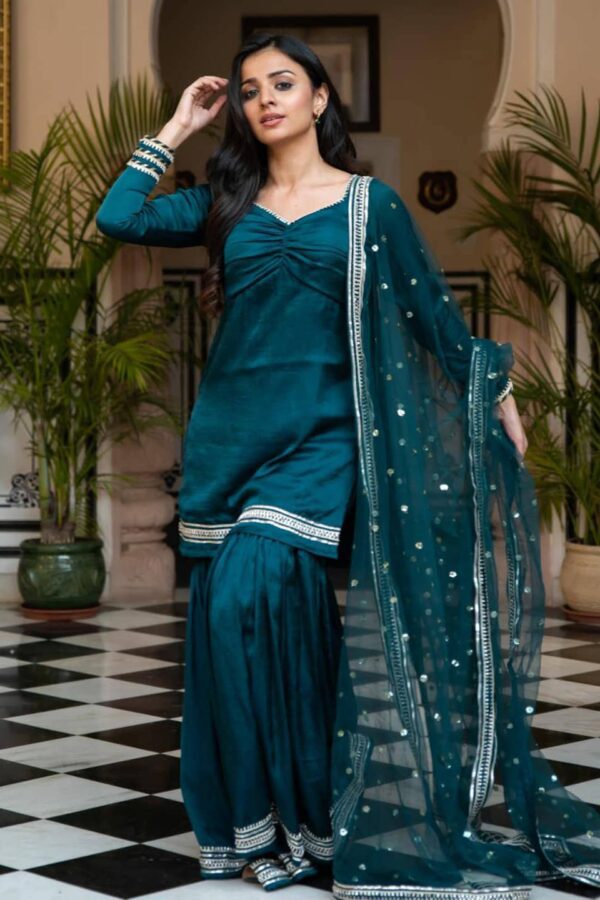 Lavanya The Label Sweetheart Kurta with Sharara & Dupatta