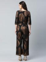 Ahalyaa Printed Waist Tie Up Basic Jumpsuit - Image 5