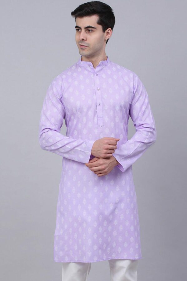 Jompers Men Ethnic Motifs Printed Cotton Kurta