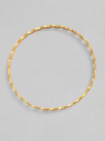 Rubans Set Of 4 24K Gold-Plated Handcrafted Filigree Bangles - Image 4