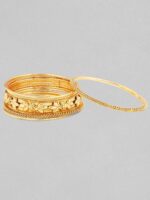 Rubans Set Of 6 Gold-Plated Bangles - Image 3
