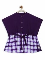 Tiber Taber Girls Purple Tie & Dye Dress - Image 4