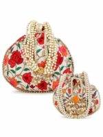 Anekaant Embroidered Potli Clutch