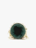 Anekaant Green & Gold-Toned Embellished Tasselled Potli Clutch - Image 7