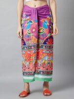 Digital Print Front Slit Skirt - Image 2