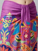 Digital Print Front Slit Skirt - Image 6