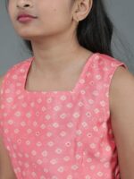Pink Bandhani Print Lehenga Choli With Dupatta - Image 6