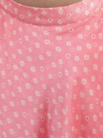 Pink Bandhani Print Lehenga Choli With Dupatta - Image 7