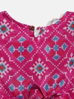Readiprint Fashions Girls Magenta Bandhani Printed Regular Top with Sharara - Image 4