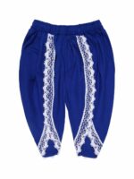 Superminis Girls Floral Printed Regular Pure Cotton Kaftan Top with Dhoti Pants - Image 5