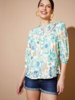 Women Multi Floral Tops - Image 6