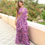 Charulata Floral Draped Saree