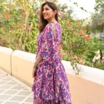 Charulata Floral Draped Saree - Image 2