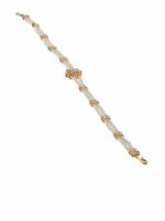 Jazz and Sizzle Gold Plated Kundan-Studded & Pearl Beaded Mathapatti - Image 2