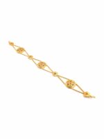 Jewar Mandi Gold-Plated CZ And American Diamond-Studded Matha Patti - Image 3