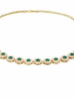 KARATCART Women Green Kundan Studded Head Jewellery - Image 4