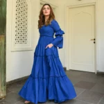 Lapis Blue Cotton Dress
