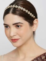 OOMPH Gold-Toned Kundan-Studded Headchain - Image 4