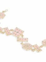 OOMPH Pink Kundan Studded Sheeshphool - Image 4