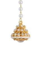 OOMPH White & Gold-Toned Kundan Studded Maangtikka - Image 5