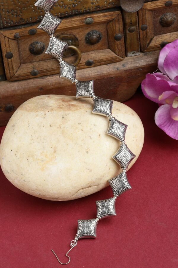 PANASH Oxidised Square Shaped Matha Patti