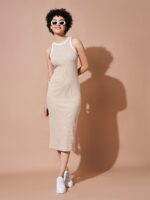 SASSAFRAS BASICS Cotton Bodycon Dress