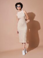 SASSAFRAS BASICS Cotton Bodycon Dress - Image 5