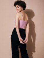 SASSAFRAS BASICS Ribbed Shoulder Straps Bodysuit - Image 4
