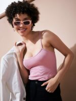 SASSAFRAS BASICS Ribbed Shoulder Straps Bodysuit - Image 7