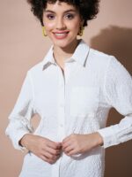 SASSAFRAS BASICS Self Designed Casual Shirt - Image 2
