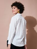 SASSAFRAS BASICS Self Designed Casual Shirt - Image 4