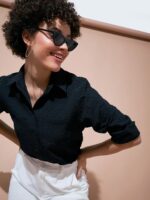 SASSAFRAS BASICS Self Designed Casual Shirt - Image 6