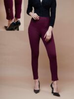 SASSAFRAS BASICS Women Skinny Fit Jeggings With Zip