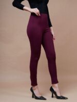SASSAFRAS BASICS Women Skinny Fit Jeggings With Zip - Image 4