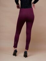 SASSAFRAS BASICS Women Skinny Fit Jeggings With Zip - Image 5
