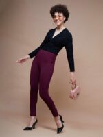 SASSAFRAS BASICS Women Skinny Fit Jeggings With Zip - Image 6