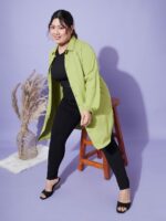 SASSAFRAS Curve Comfort Fit Casual Georgette Shirt - Image 7