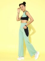 SASSAFRAS alt-laze Colourblocked Top with Trousers - Image 2
