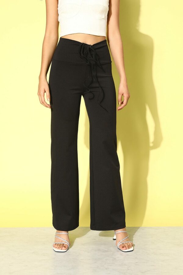 SASSAFRAS alt-laze Straight Fit High-Rise Trousers