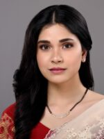 Saraf RS Jewellery Gold-Plated Black & White AD-Studded & Beaded Mangalsutra With Earrings - Image 7
