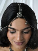 TEEJH Oxidised Ghungroo Maang Tikka - Image 6