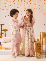 pspeaches Girls Printed Ready to Wear Lehenga & Blouse With Dupatta - Image 6