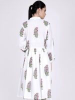 First Resort by Ramola Bachchan Floral Printed A-Line Cotton Kurta - Image 5