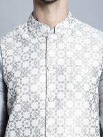 Jompers Woven Design Nehru Jacket - Image 2