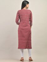 Swasti Ethnic Motifs Printed Gotta Patti Pure Cotton Kurta - Image 5