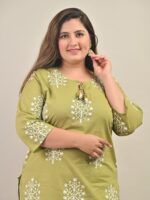 Swasti Floral Printed Cotton Kurta - Image 6