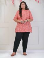 Swasti Floral Printed Pure Cotton Kurti - Image 6
